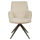 Dining chair Chase ginger jacquard swivel by Richmond Interiors