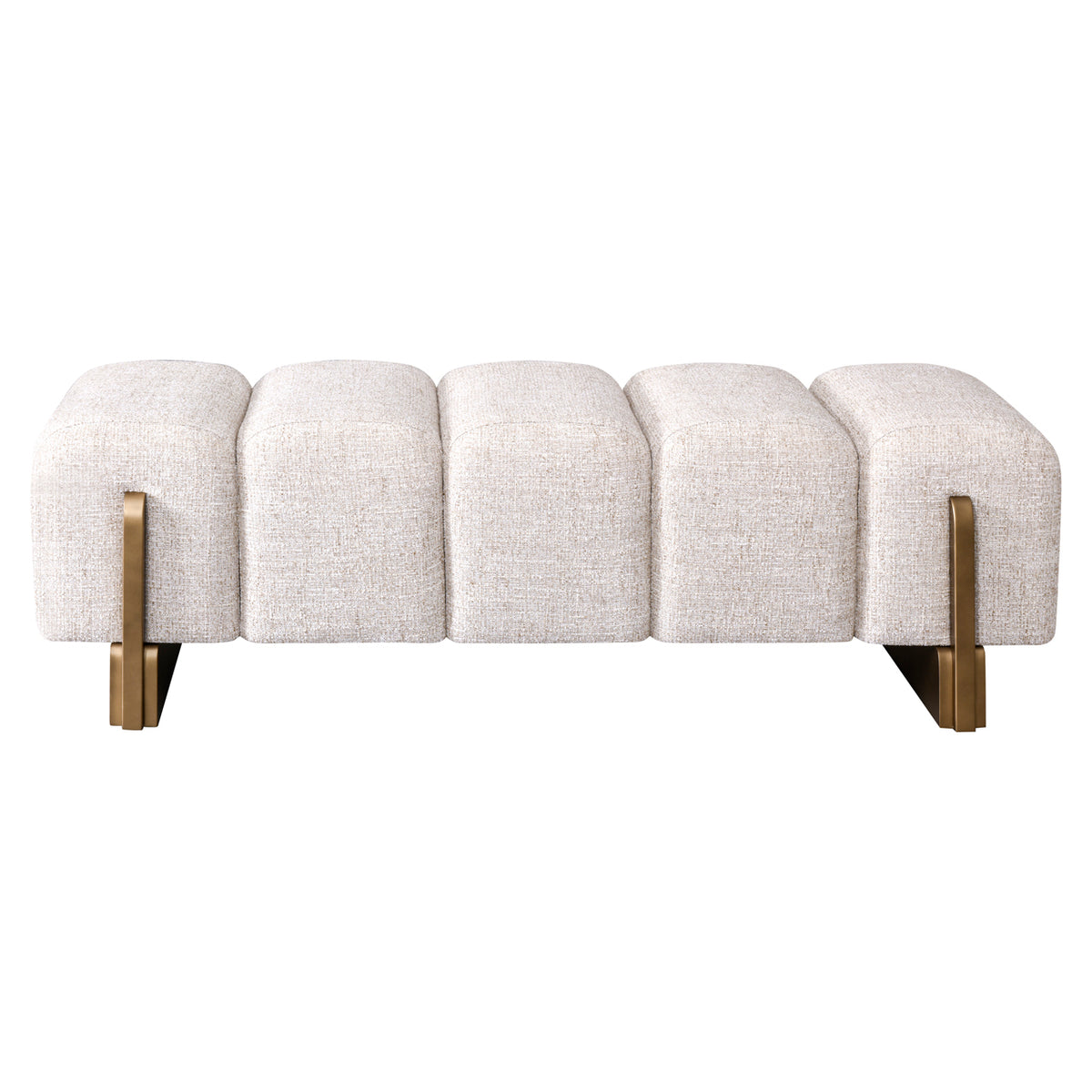 Bench Caleo cream tweed by Richmond Interiors