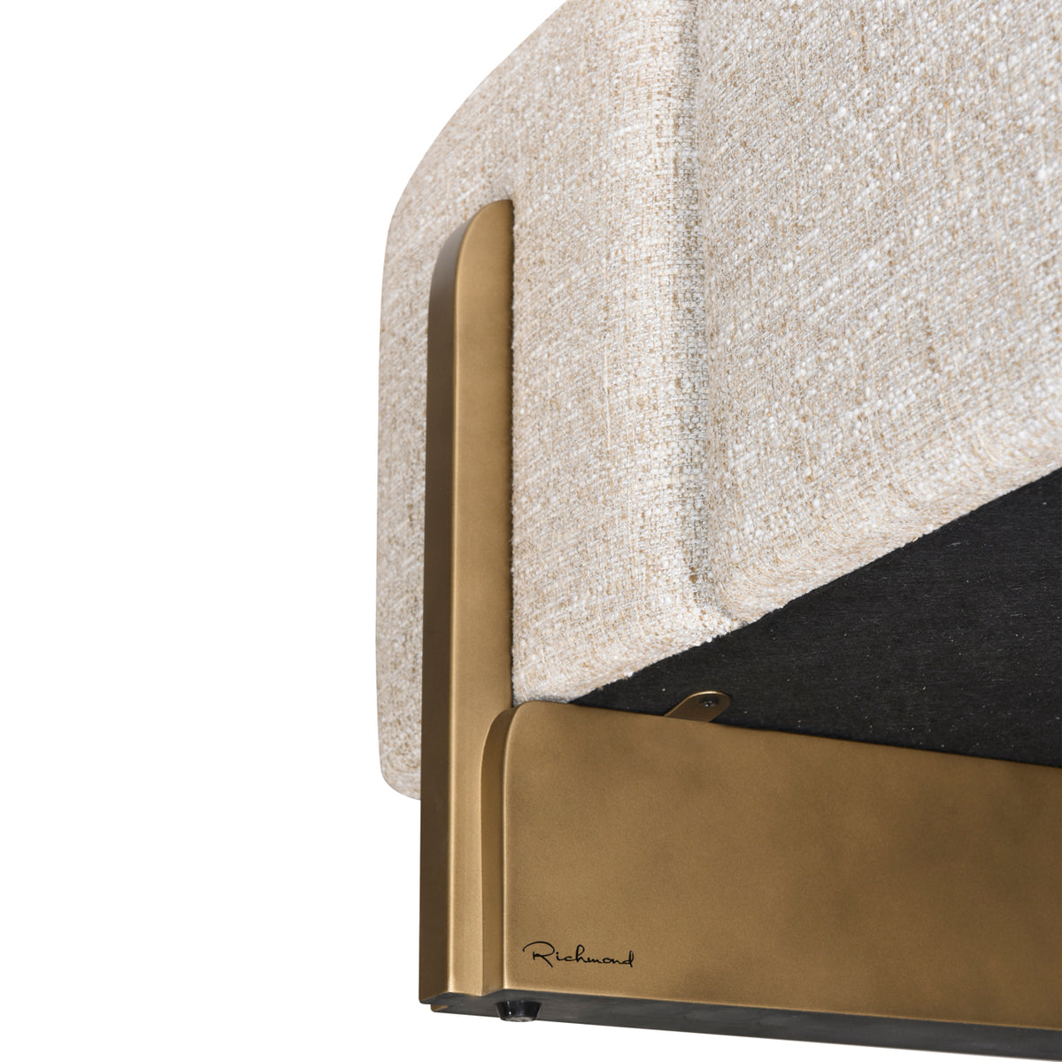 Bench Caleo cream tweed by Richmond Interiors
