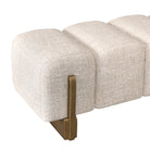 Bench Caleo cream tweed by Richmond Interiors