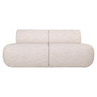 Dining bench Sorrobon trendy cream open end left straight by Richmond Interiors