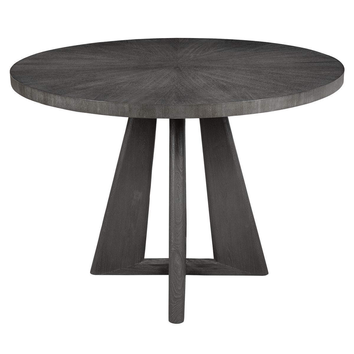 Pulsar Oval Dining Table in Grey Walnut by Uttermost