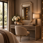 Oswin Champagne Silver Wall Mirror RV Astley