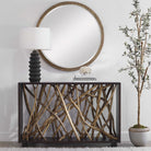Teak Maze Console Table by Uttermost