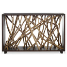 Teak Maze Console Table by Uttermost