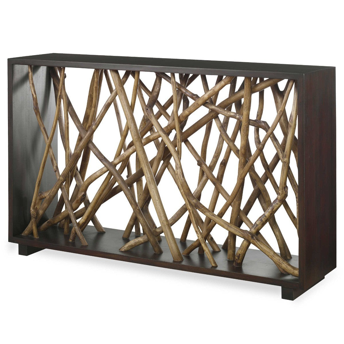 Teak Maze Console Table by Uttermost