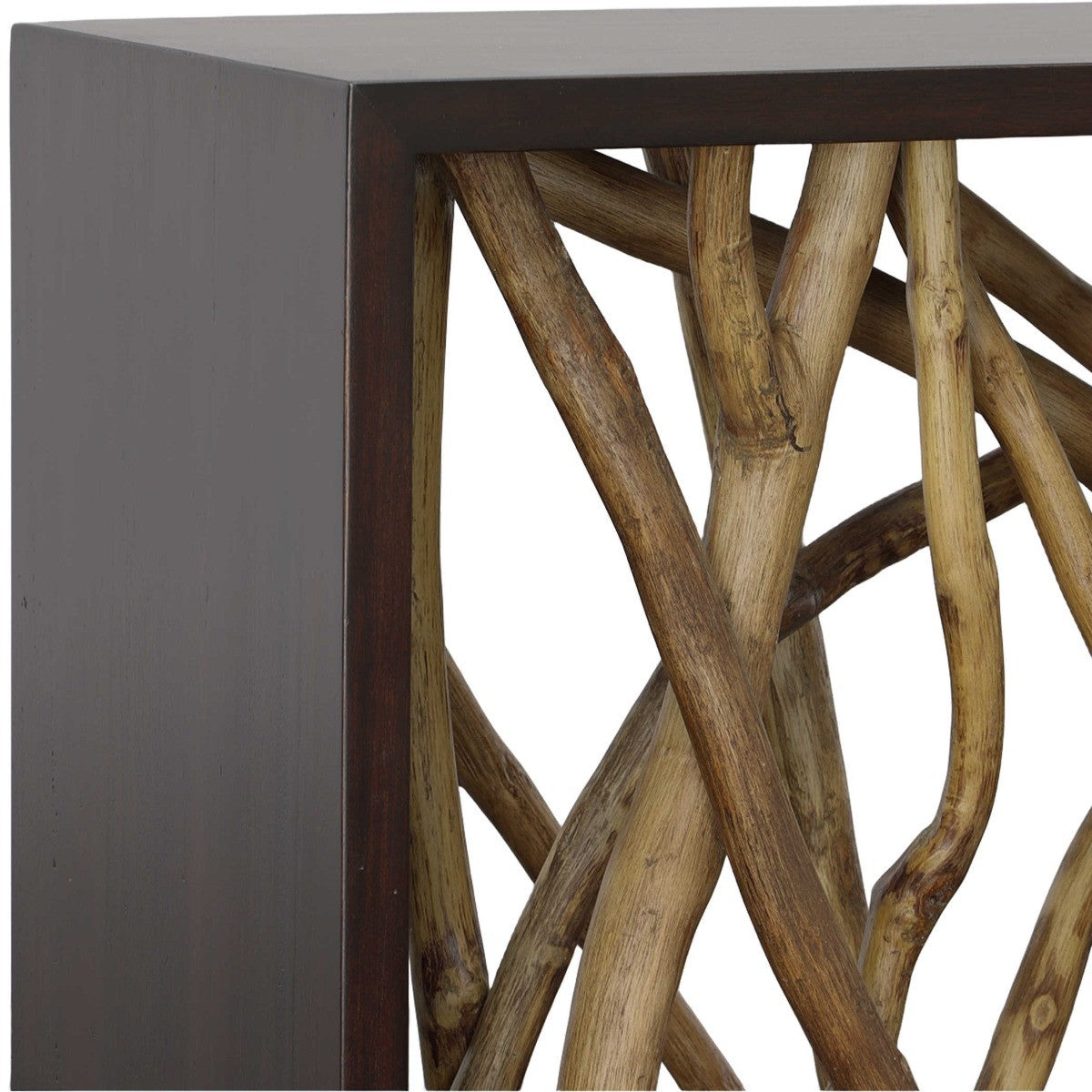 Teak Maze Console Table by Uttermost