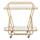 Swain Brass Serving Cart by Uttermost