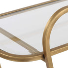Swain Brass Serving Cart by Uttermost