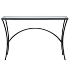 Alayna Console Table in Black Metal by Uttermost