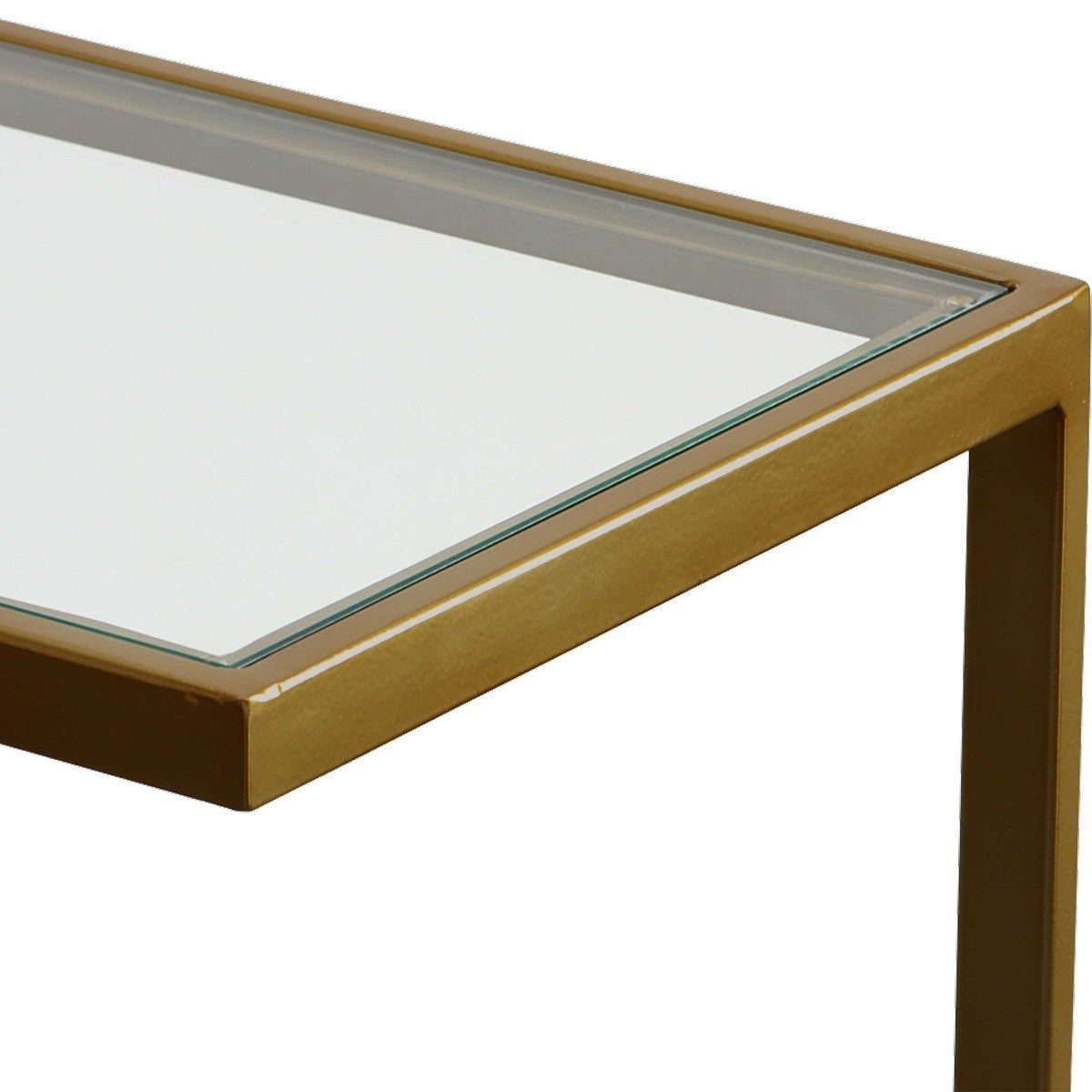 Musing Brushed Brass Accent Table by Uttermost