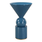Trig Blue Accent Table by Uttermost