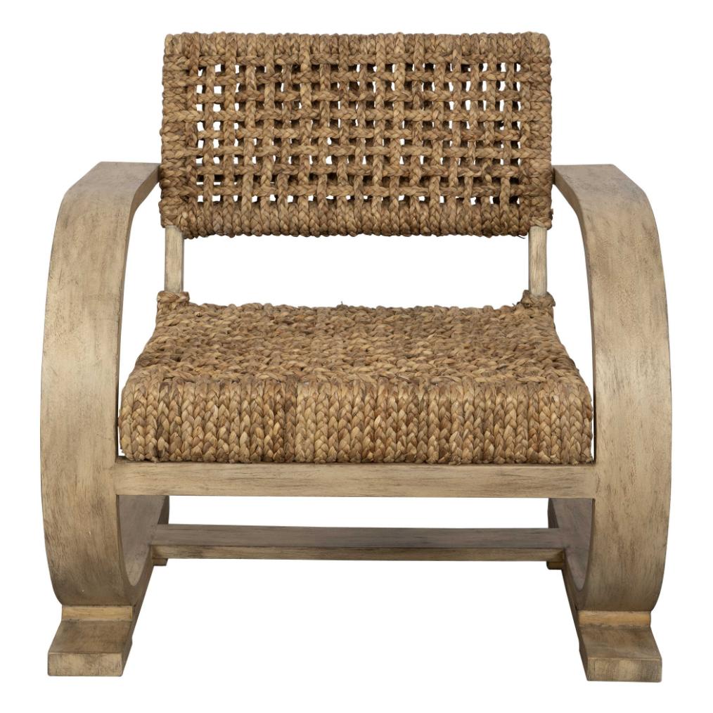 Rehema Accent Chair in Driftwood by Uttermost