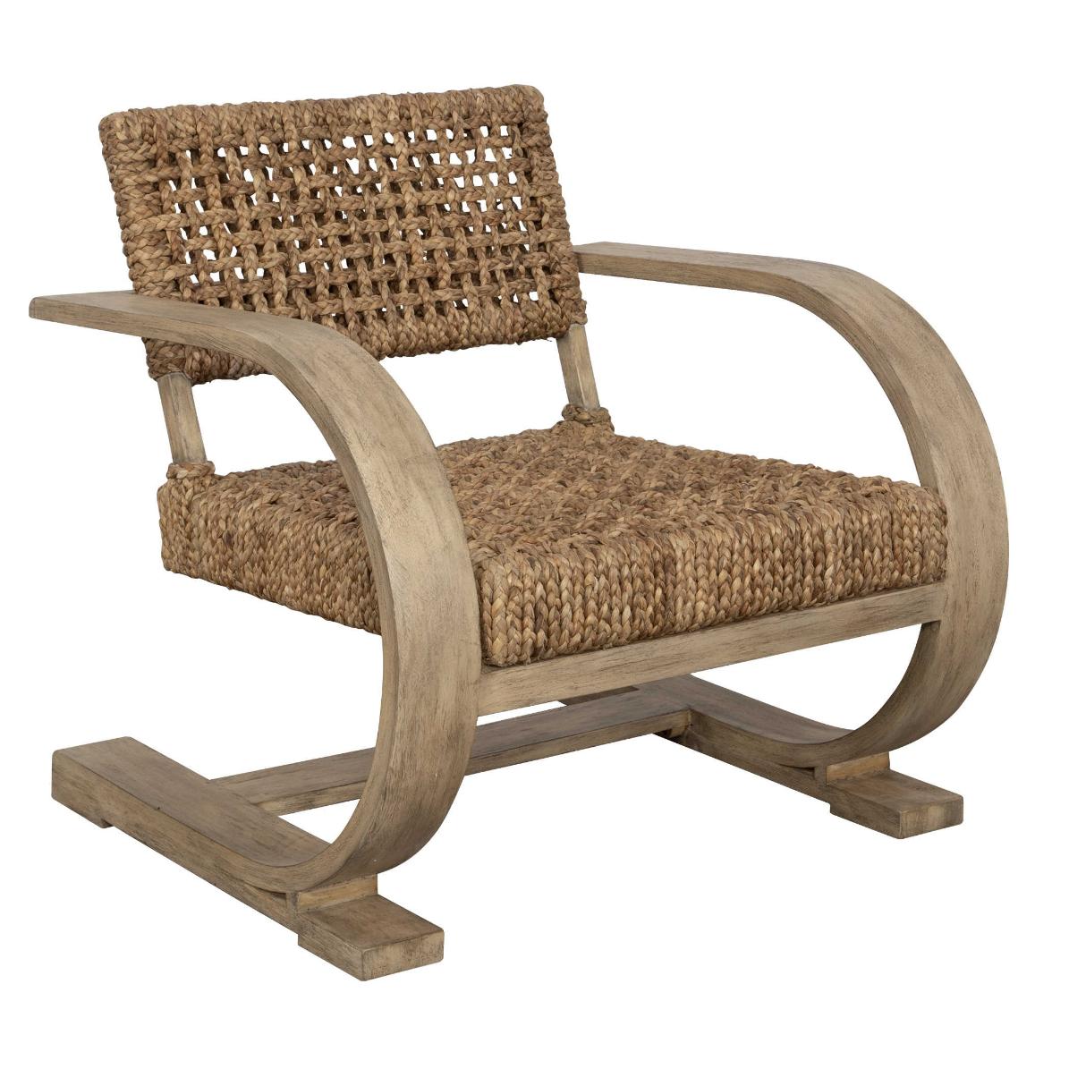 Rehema Accent Chair in Driftwood by Uttermost
