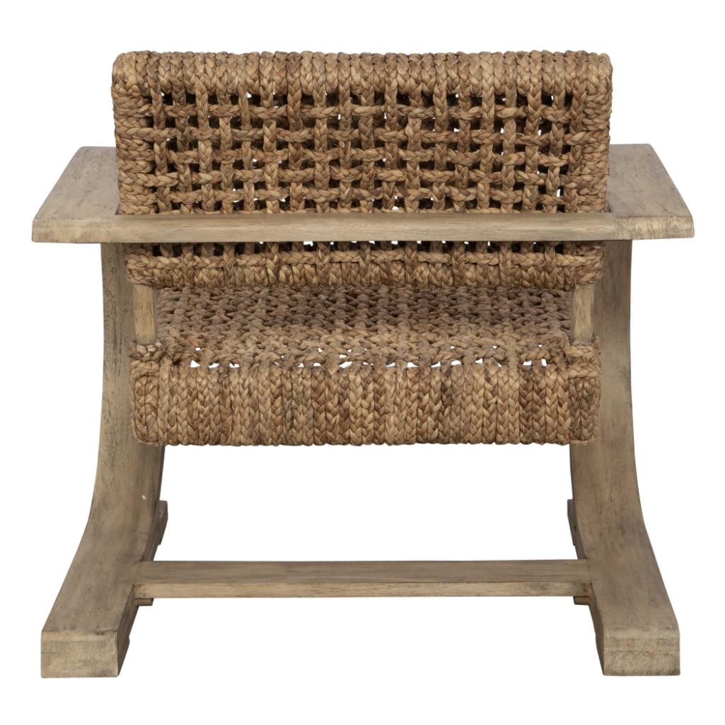 Rehema Accent Chair in Driftwood by Uttermost
