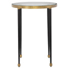 Stiletto Antique Gold Side Table by Uttermost