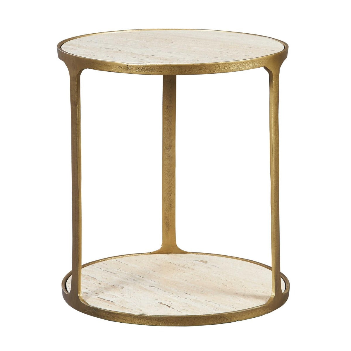 Clench Side Table in Brass by Uttermost