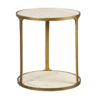 Clench Side Table in Brass by Uttermost