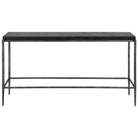 Crescendo Black Concrete Console Table by Uttermost