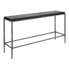 Crescendo Black Concrete Console Table by Uttermost