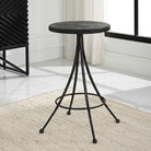 Sona Black Counter Stool by Uttermost
