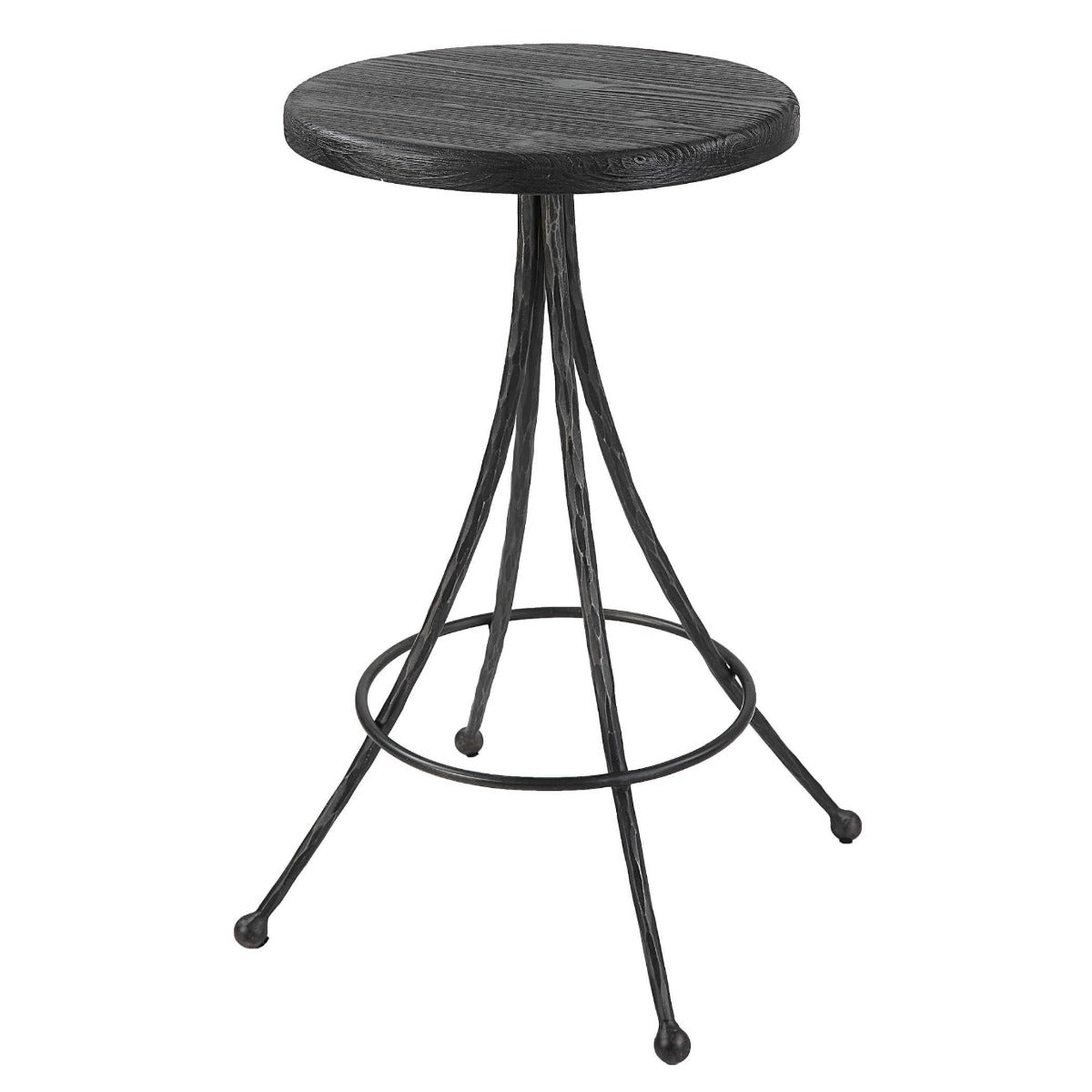 Sona Black Counter Stool by Uttermost