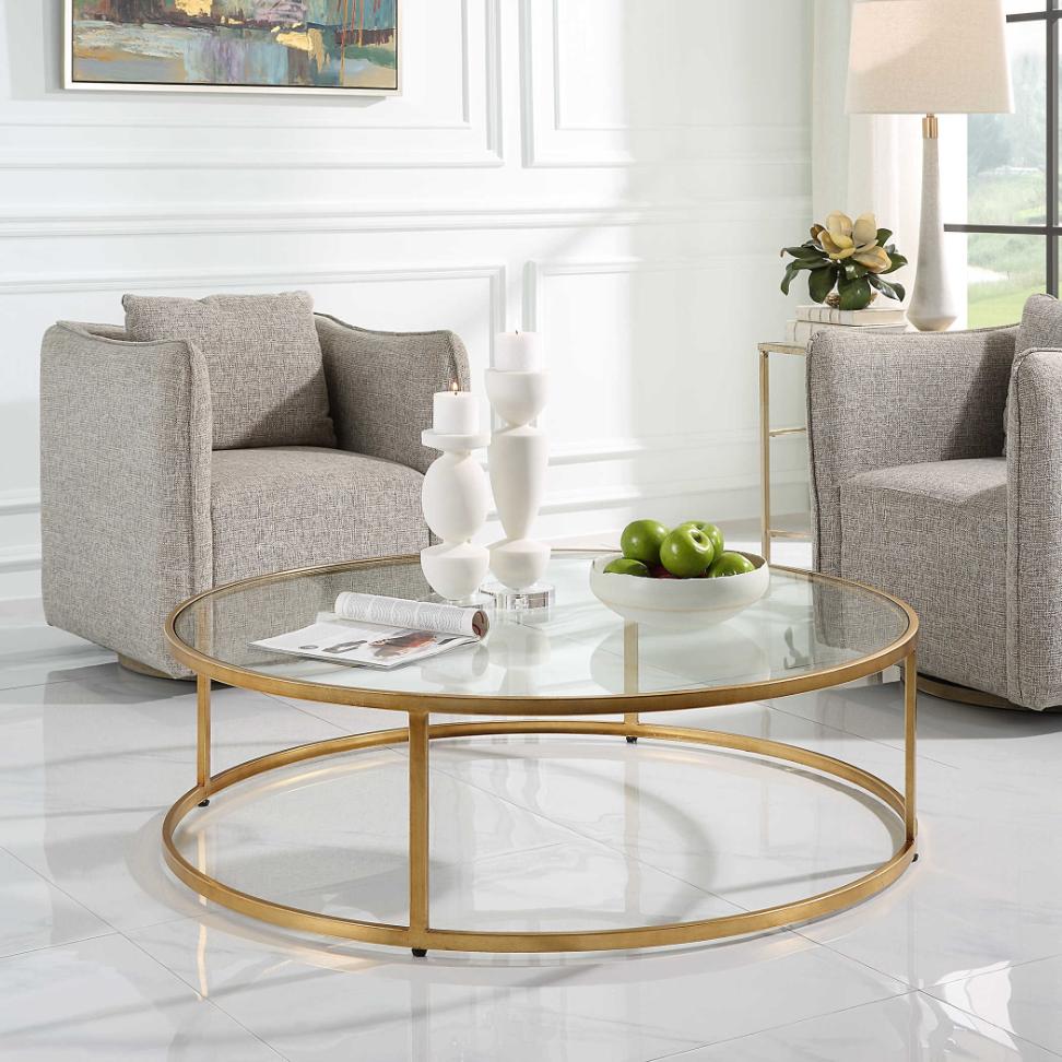 Radius Modern Circular Coffee Table by Uttermost