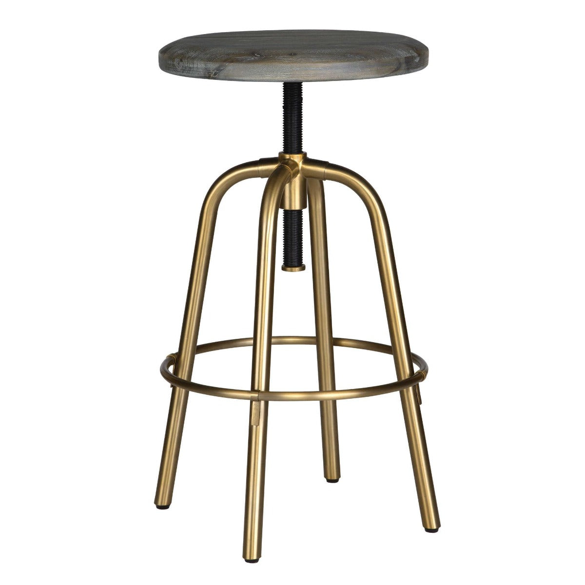 Revolve Brass Counter Stool by Uttermost
