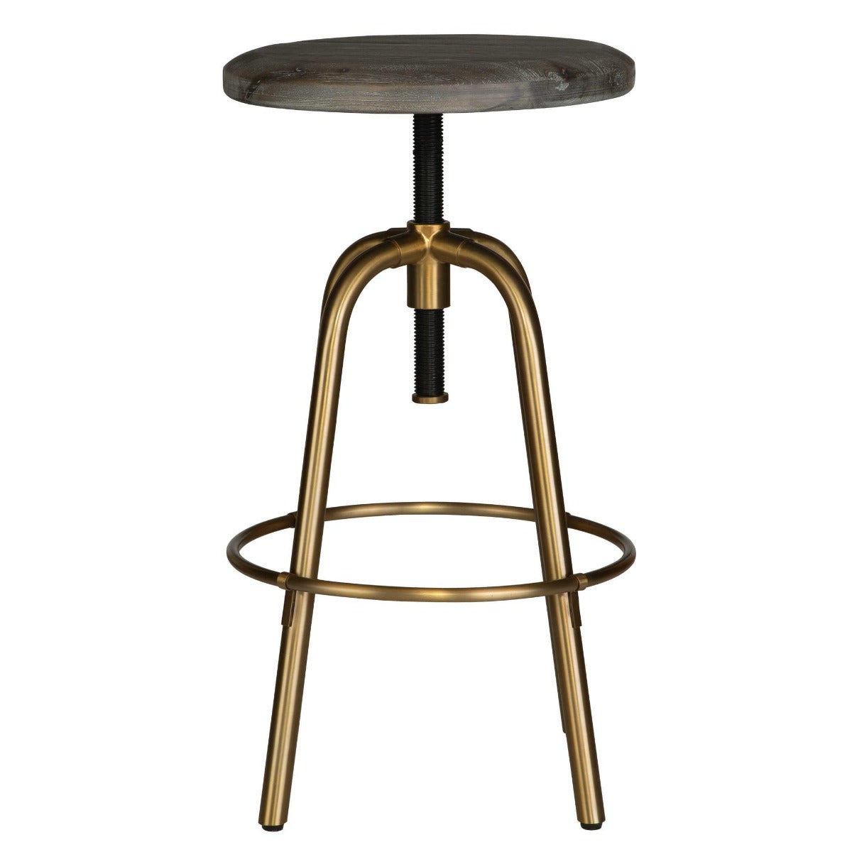 Revolve Brass Counter Stool by Uttermost