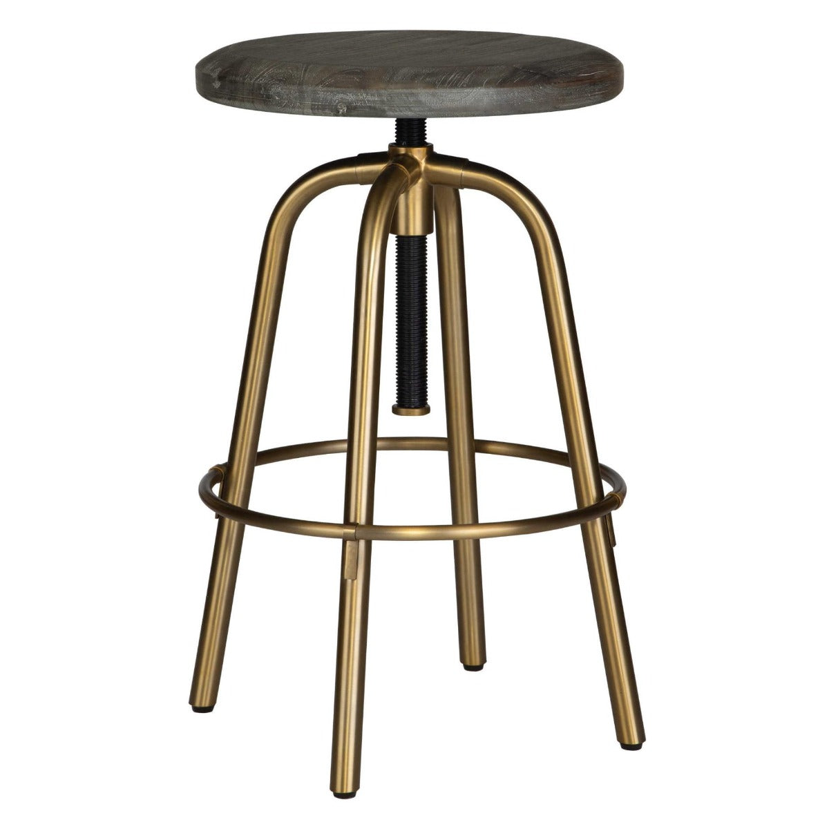 Revolve Brass Counter Stool by Uttermost