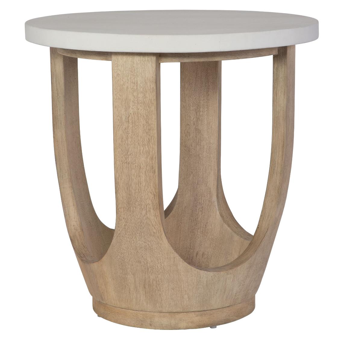 Tatli Stone Top Side Table by Uttermost