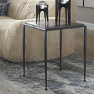 Wavelet Iron Side Table by Uttermost