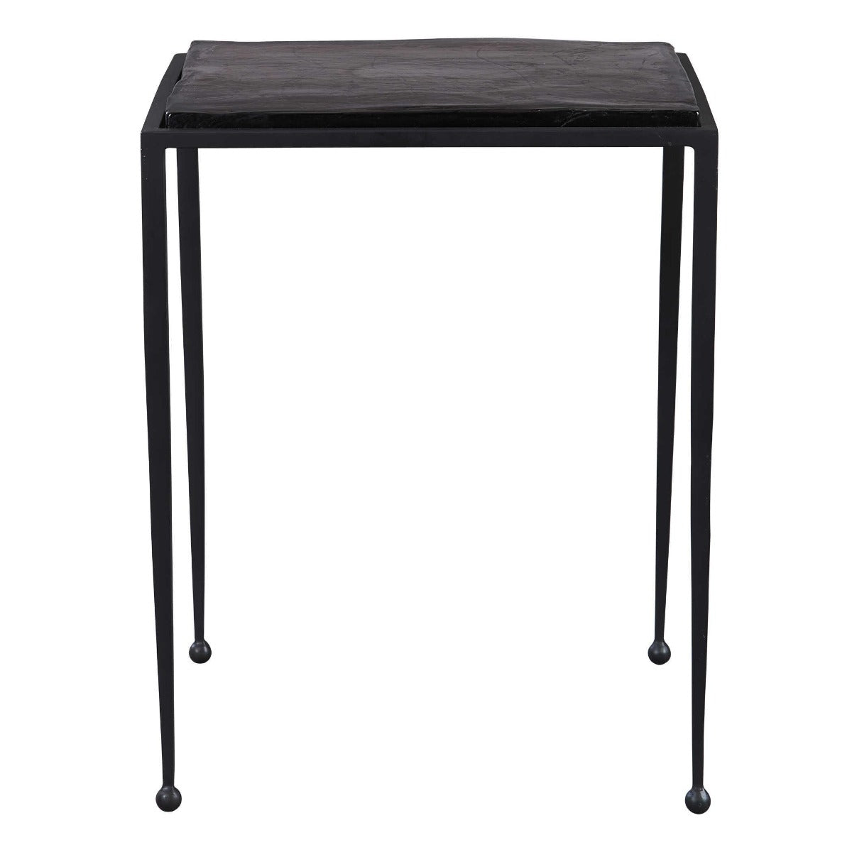 Wavelet Iron Side Table by Uttermost