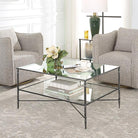 Henzler Mirrored Steel Coffee Table by Uttermost