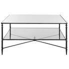 Henzler Mirrored Steel Coffee Table by Uttermost