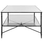 Henzler Mirrored Steel Coffee Table by Uttermost