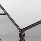 Henzler Mirrored Steel Coffee Table by Uttermost