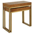 Burl-esque Wooden Nesting Tables - Set of 2 by Uttermost