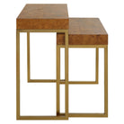 Burl-esque Wooden Nesting Tables - Set of 2 by Uttermost