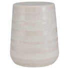 Desert Plains White Glaze Garden Stool by Uttermost