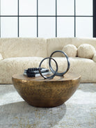 Orbits Black Ring Indoor-Outdoor Sculptures - Set of 2 by Uttermost