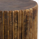 Peaks And Valleys Gold Accent Table by Uttermost