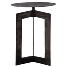 Deltoid Gunmetal Accent Table by Uttermost