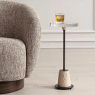 Arthur Crystal Drink Table by Uttermost