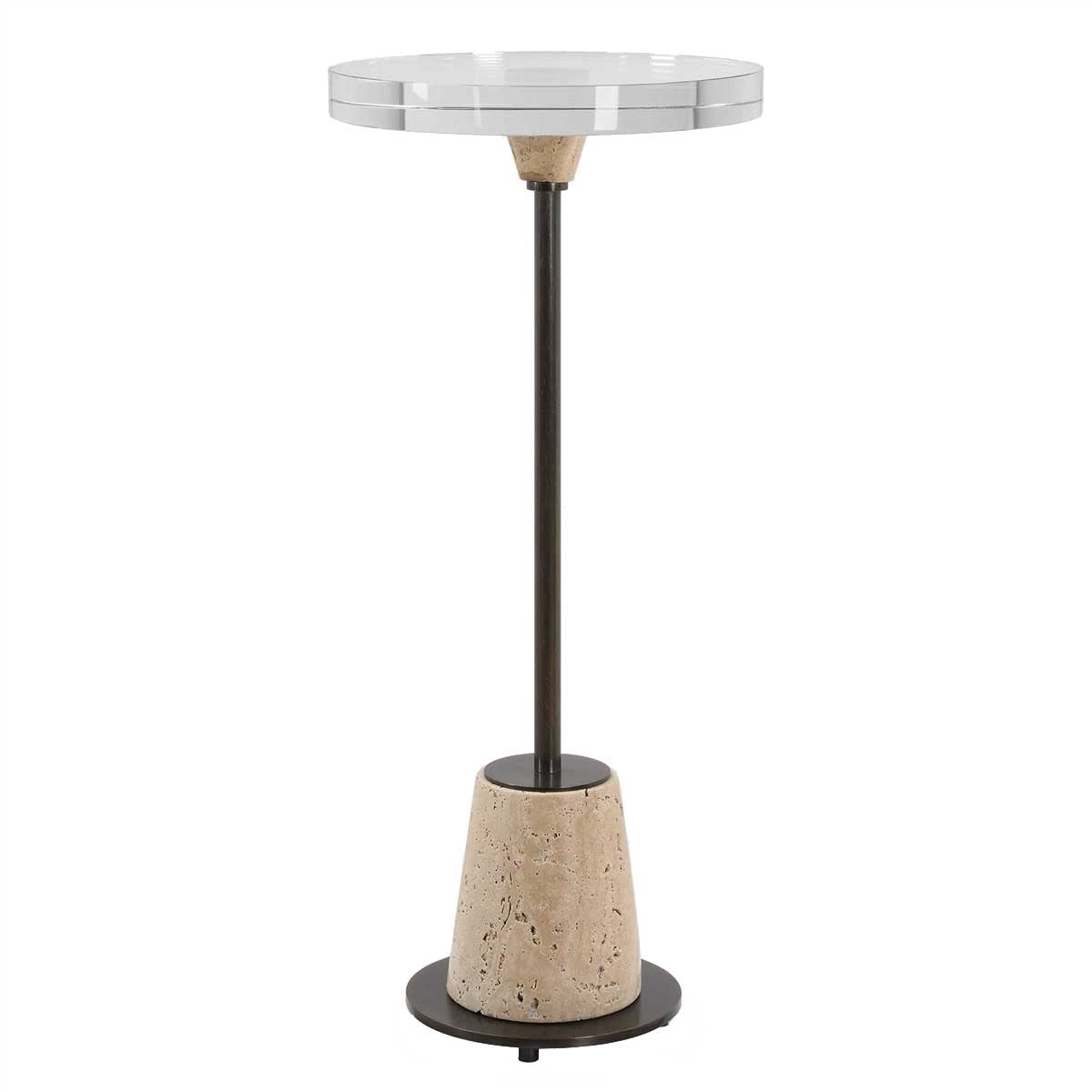 Arthur Crystal Drink Table by Uttermost