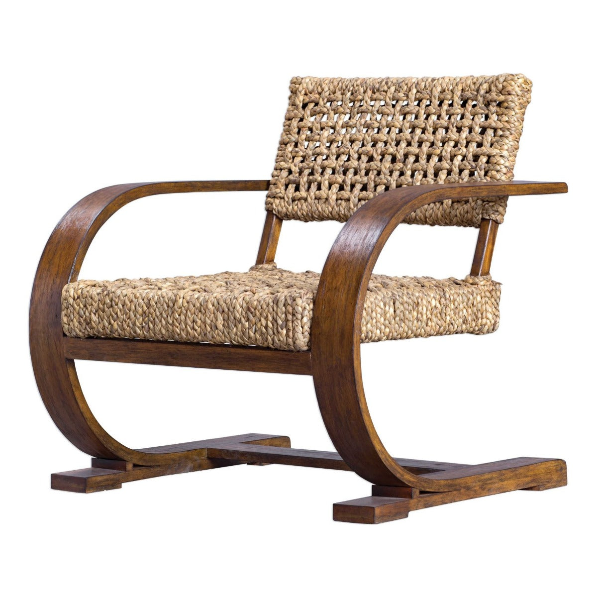 Rehema Accent Chair in Pecan by Uttermost