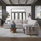 Driftwood Glass Top Large Coffee Table by Uttermost