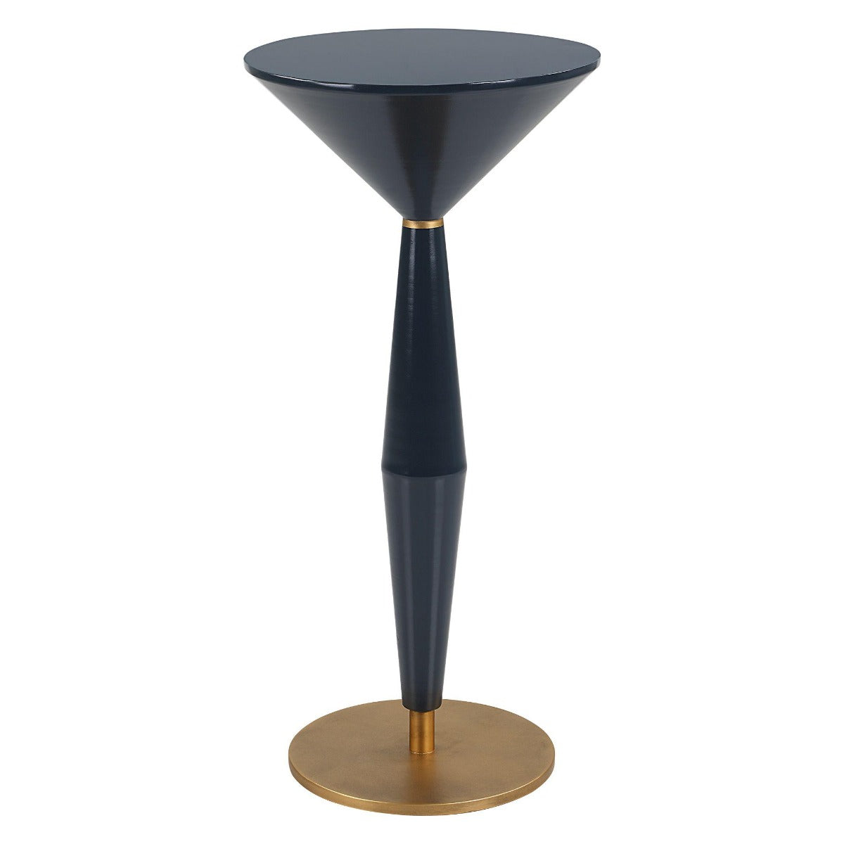 Luster Navy Blue Accent Table by Uttermost