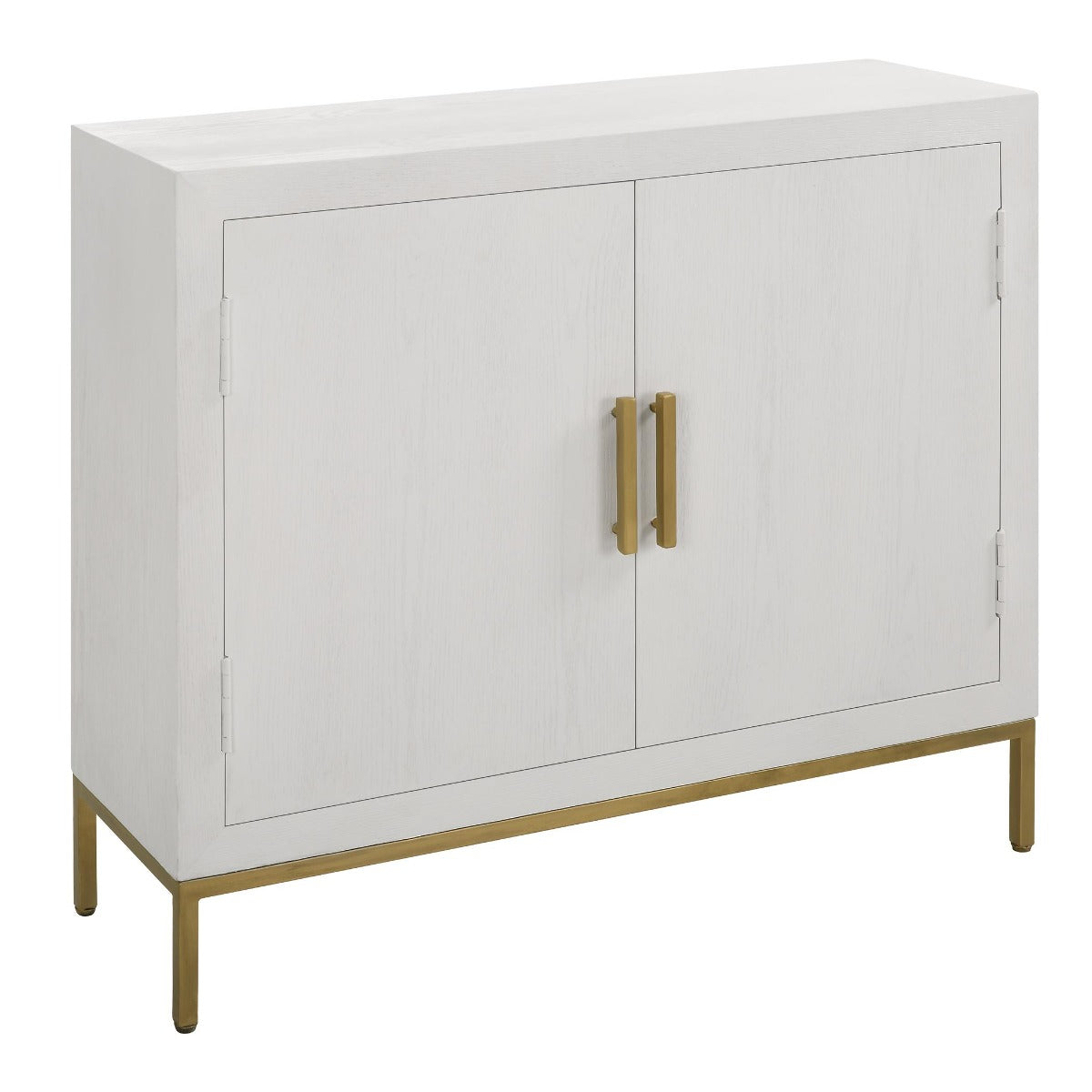 Front Range White 2 Door Cabinet by Uttermost
