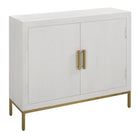 Front Range White 2 Door Cabinet by Uttermost